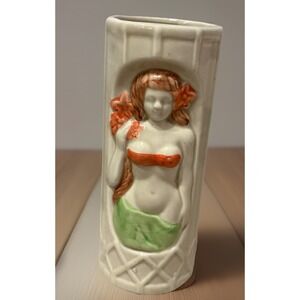 Vintage Hawaiian Tiki Mug 3D Girl Bikini Ceramic China